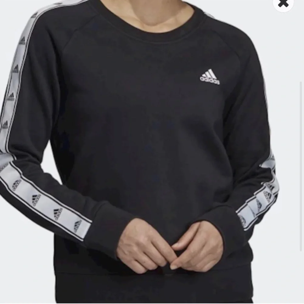 Adidas Tiro Tape Crewneck Sweatshirt - Picture 3 of 6
